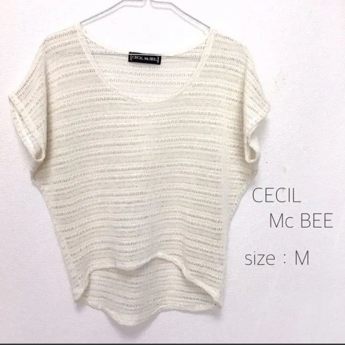 サマーニット トップスCECIL Mc BEE