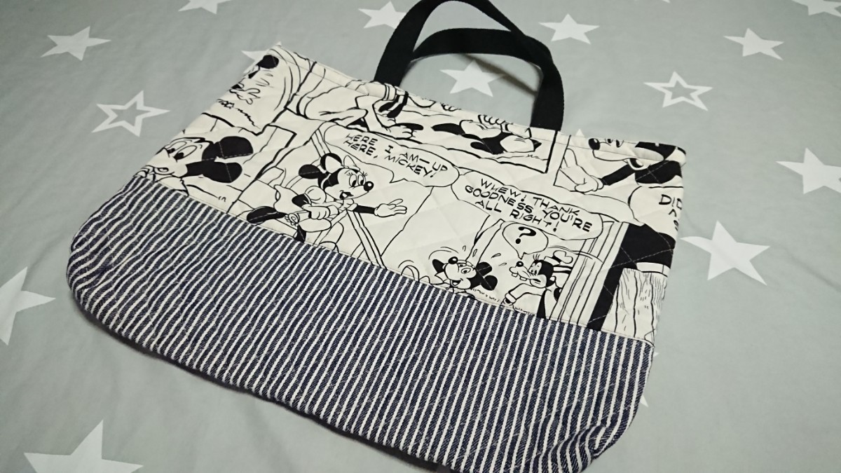 Paypayフリマ ディズニー モノクロミッキー レッスンバッグ ハンドメイド Paypayフリマ ディズニー モノクロミッキー レッスンバッグ ハンドメイド