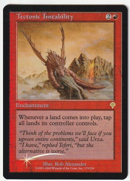 MTG 日本語 FOIL 地盤の揺らぎ Yahoo!オークション - INV Foil 地盤の揺らぎ/Tectonic