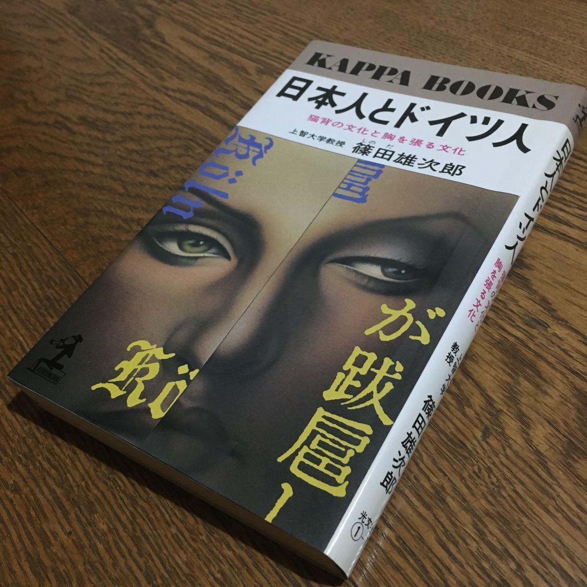 篠田雄次郎☆KAPPA BOOKS 日本人とドイツ人 猫背の文化と胸を張る文化 (3刷)☆光文社_画像1