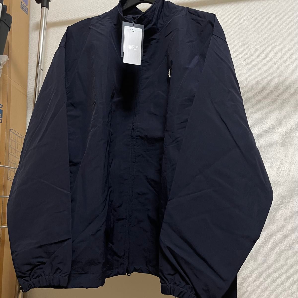 FRED PERRY × BEAMS】Shell Jacket【XL】ネイビー【フレッド FRED PERRY × BEAMS】Shell Jacket【XL】ネイビー【フレッド