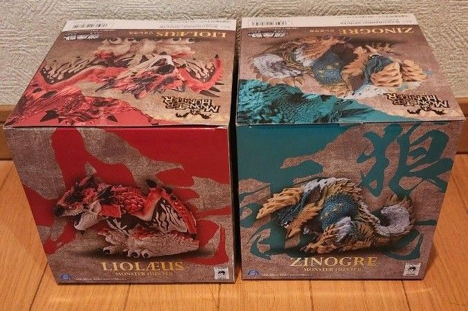 モンスターハンター 鎮座獣 リオレウス ジンオウガ フィギュア モンスターハンター 鎮座獣 リオレウス ジンオウガ フィギュア