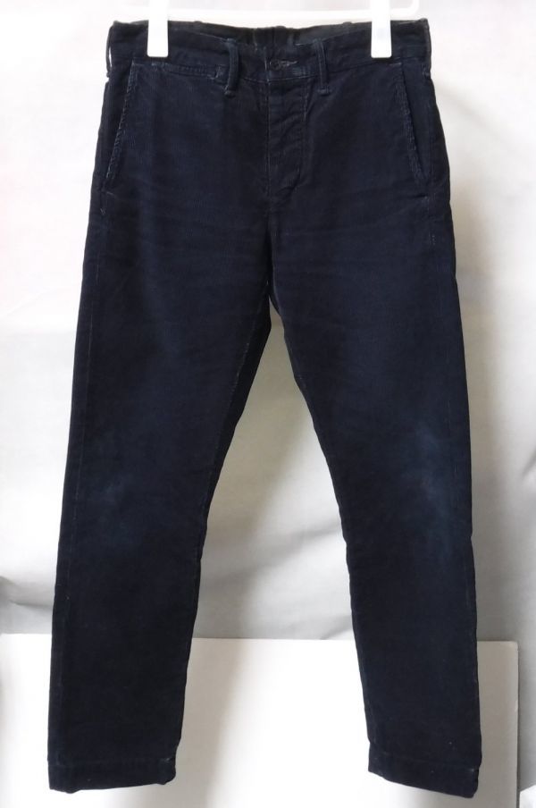 【数量は多】 RRL ダブルアールエル INDIGO CORDUROY PANTS コーデュロイ パンツ 28 紺 ボトムス 【数量は多】 RRL ダブルアールエル INDIGO CORDUROY PANTS コーデュロイ パンツ 28 紺 ボトムス