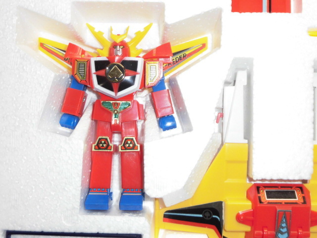 即決 当時物 未使用品 クローバー 最強ロボ ダイオージャ DXクロスエイダーセット W合体パワーアップ作戦 ダイカスト 超合金 ポピー