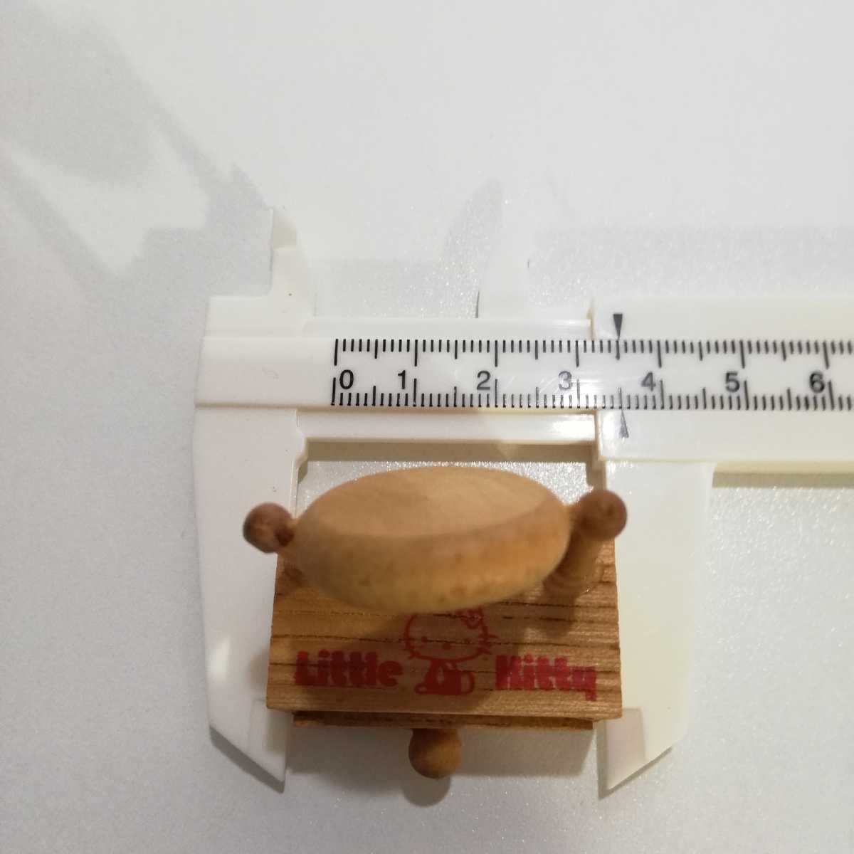 希少 サンリオ Little Kitty Miniature Collection dresser 木製 リトルキティ ミニチュアコレクション ハローキティ ドレッサー _画像9