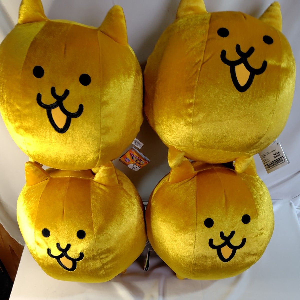 にゃんこ大戦争超BIGぬいぐるみ金ネコ4セット