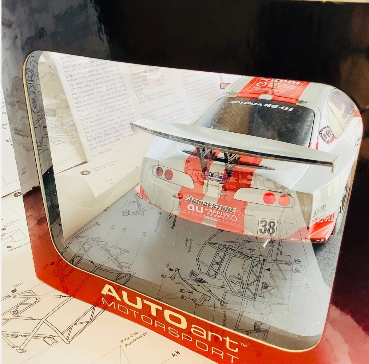 1/18 ミニカー オートアート 2003JGTC トヨタ au セルモスープラ 1/18 ミニカー オートアート 2003JGTC トヨタ au セルモスープラ