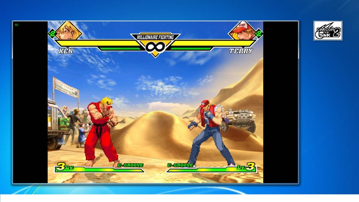 PCでも遊べる　CAPCOM VS SNK 2 ミレニアムファイト 2001 カプコン　ドリームキャスト _画像3