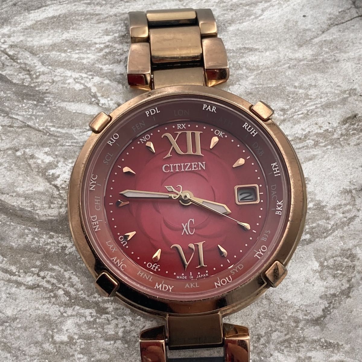 CITIZEN XC H240-T020101 シチズン クロスシー チタン ピンク CITIZEN XC H240-T020101 シチズン クロスシー チタン ピンク