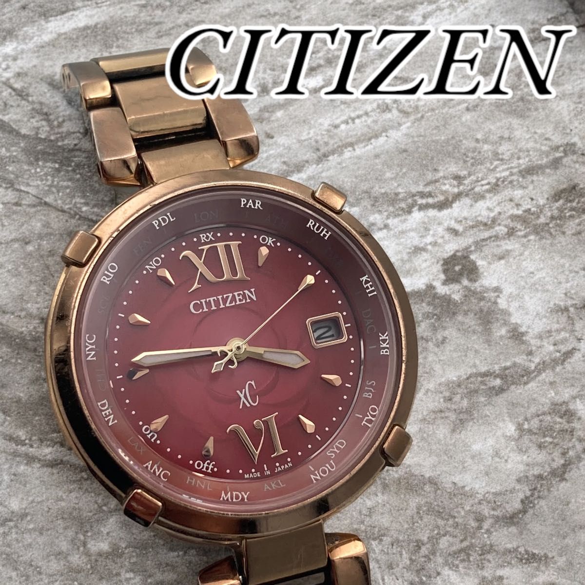 CITIZEN XC H240-T020101 シチズン クロスシー チタン ピンク CITIZEN XC H240-T020101 シチズン クロスシー チタン ピンク