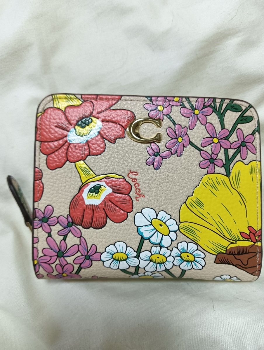 COACH ビルフォードウォレット フローラル