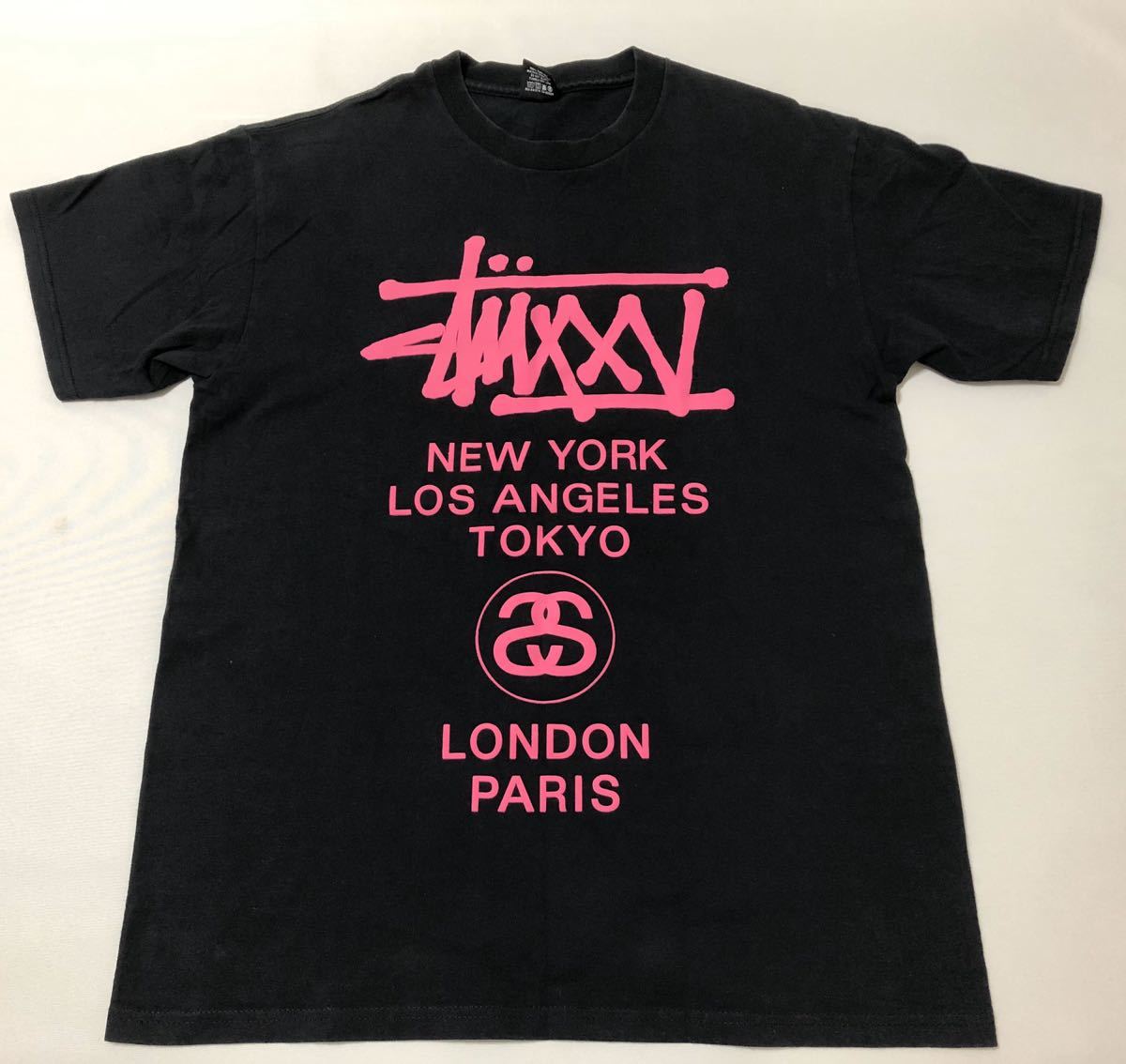 Mサイズ STUSSY 25 周年 記念 限定 WORLDTOUR Tシャツ ステューシー レア old チャプト ワールドツアー レア