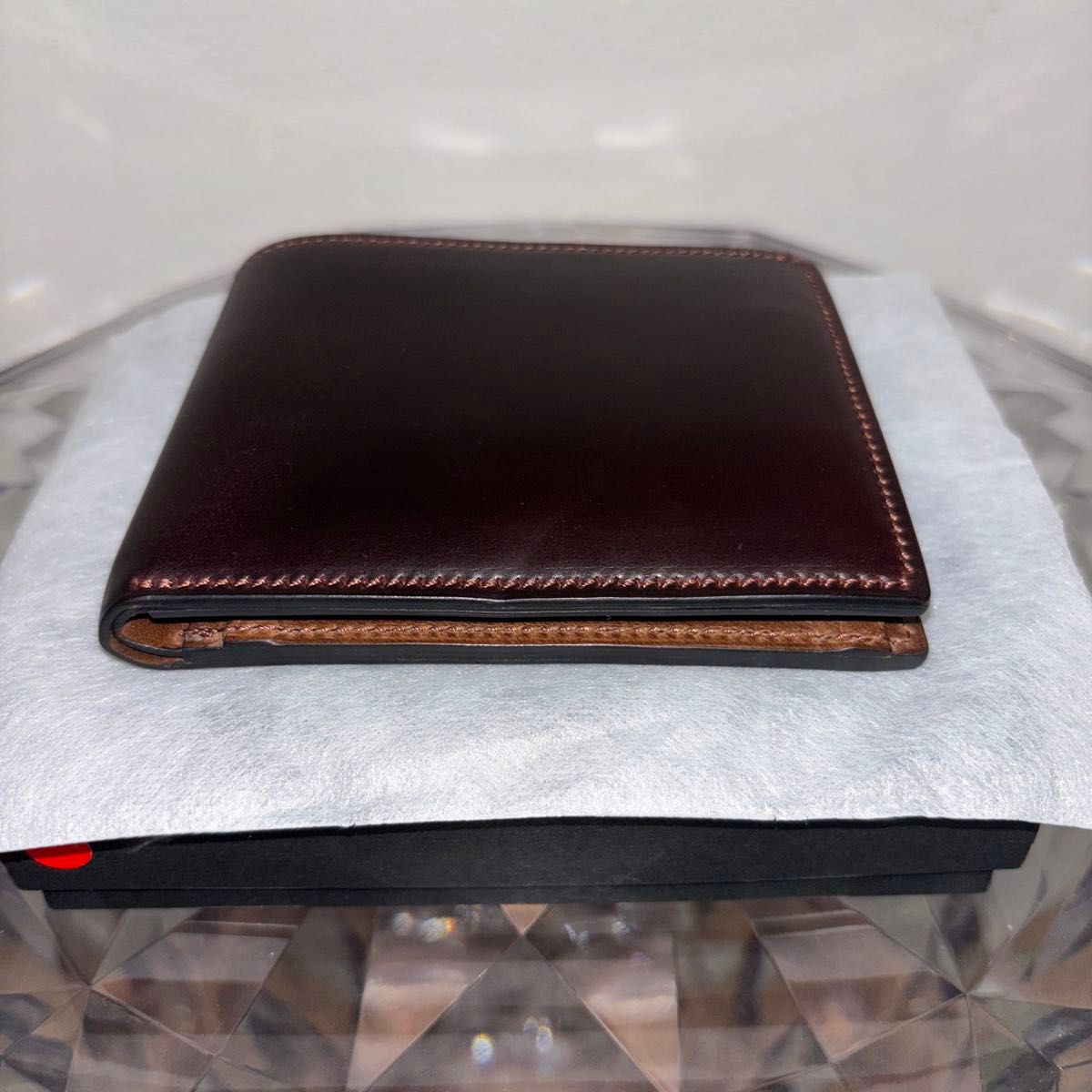 万双 ダブルホーウィン 二つ折り財布(小銭入付) #8 万双 ダブルホーウィン 二つ折り財布(小銭入付) #8