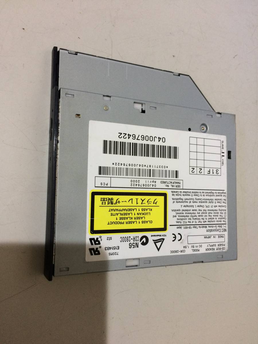  б/у товар NEC CDR-2800C ноутбук предназначенный CD-ROM Drive текущее состояние товар 