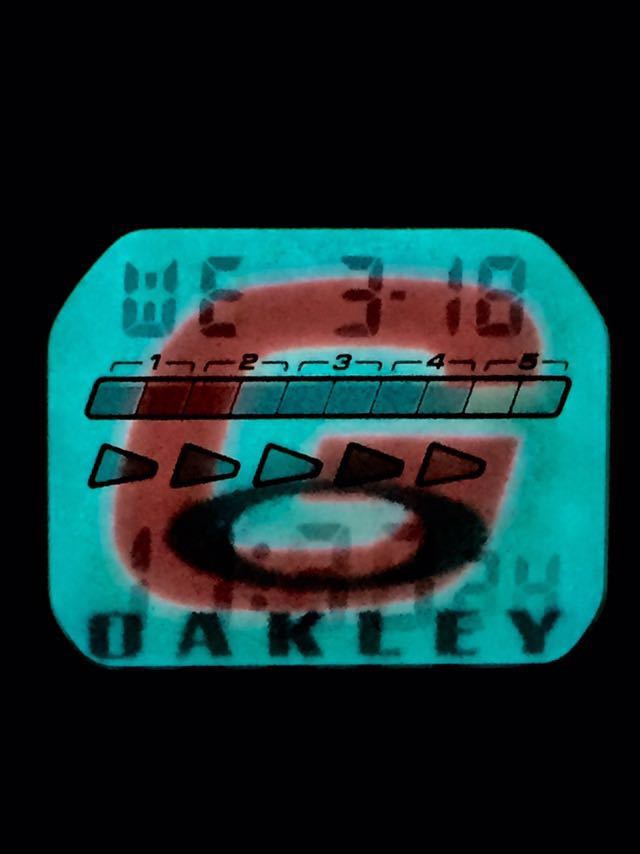 即決良好 OAKLEY × G SHOCK オークリー CUSTOM ベルト ベゼル 新品 6900 モジュール 美品 6600 FOX FIRE 20/3月 電池交換済 時計 腕時計