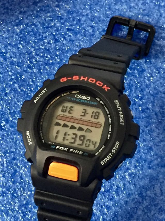 即決良好 OAKLEY × G SHOCK オークリー CUSTOM ベルト ベゼル 新品 6900 モジュール 美品 6600 FOX FIRE 20/3月 電池交換済 時計 腕時計_画像6