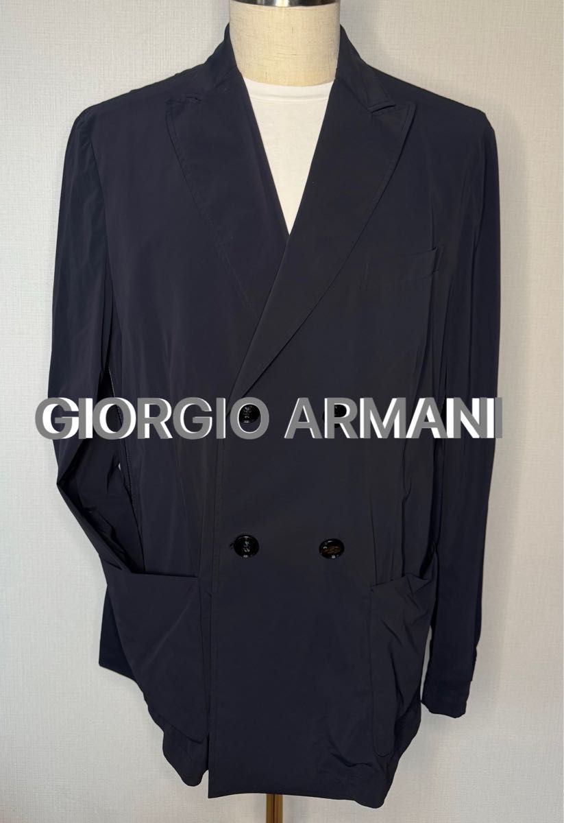 GIORGIO ARMANI ジョルジオ・アルマーニ スプリングコート【極美 GIORGIO ARMANI ジョルジオ・アルマーニ スプリングコート【極美