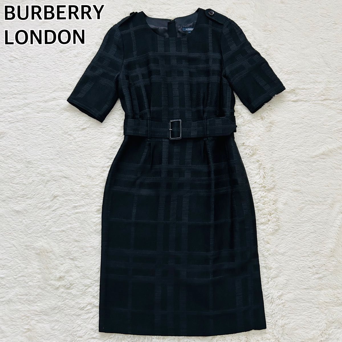 希少】BURBERRY LONDON バーバリーロンドン ウール シャドー 希少】BURBERRY LONDON バーバリーロンドン ウール シャドー