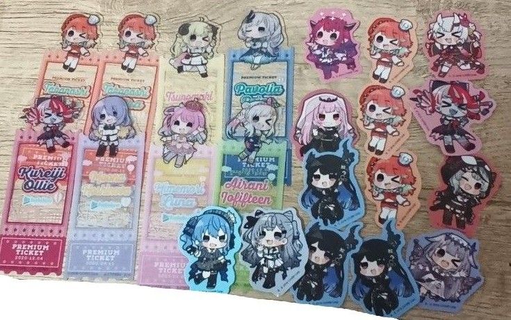 ホロライブシティ　しおり　ステッカー
