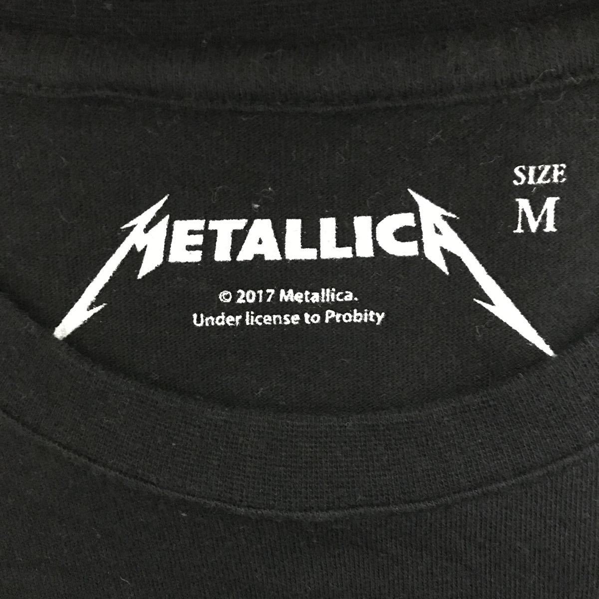 [即決古着]METALLICA/メタリカ/バンドTシャツ/半袖/ブラック/2017年コピーライト/BUDDYZ(バディーズ)製/Mサイズの画像5