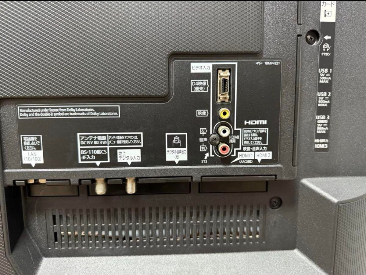 パナソニックTH-49CX800 49型 ジャンク品 美品パナソニックTH-49CX800 49型 地上BS/CS 動画可 4k液晶