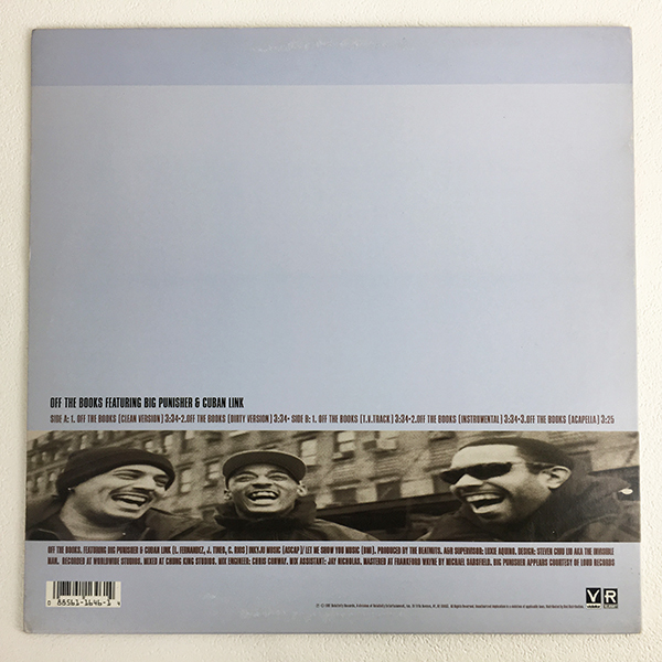 レア プロモ盤 含む 12 インチ The Beatnuts ビート ナッツ Off The Books Featuring Big Punisher & Cuban Link セット HIPHOP PROMO_画像7