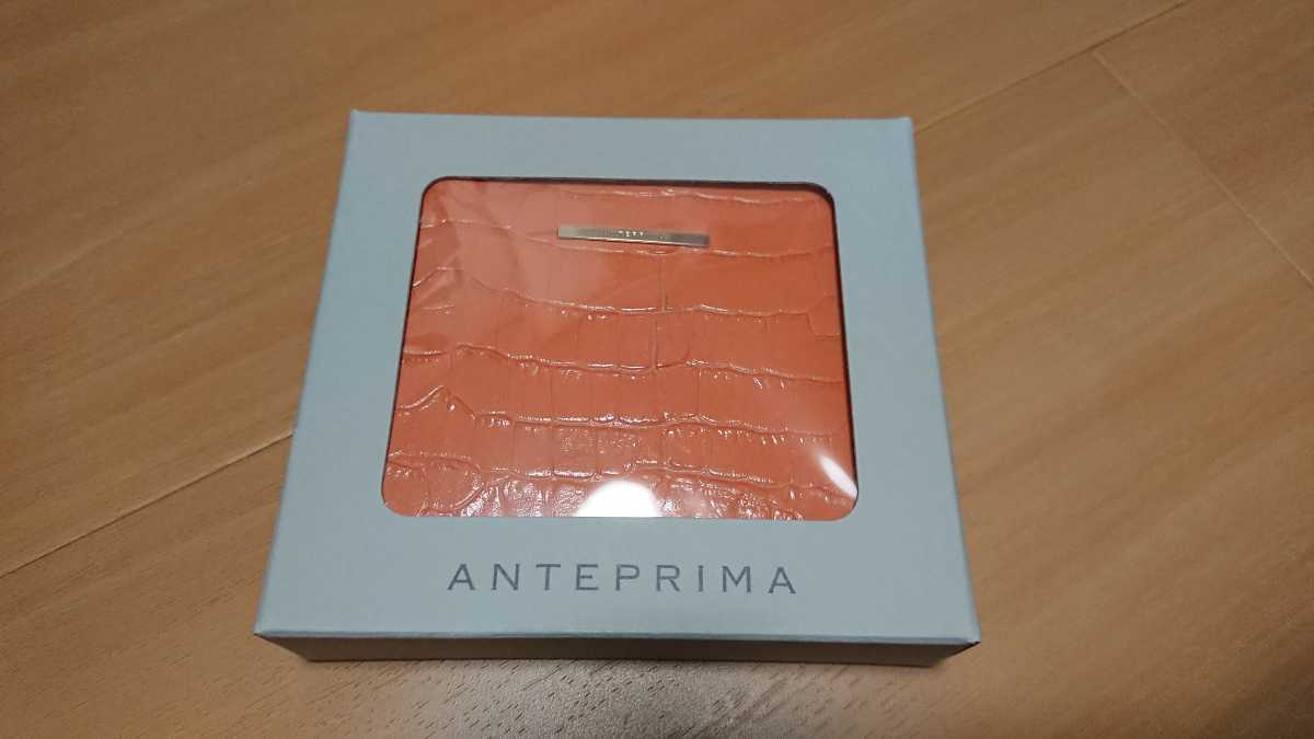 ＡＮＡ機内販売　アンテプリマ　二つ折り財布（オレンジ）　新品