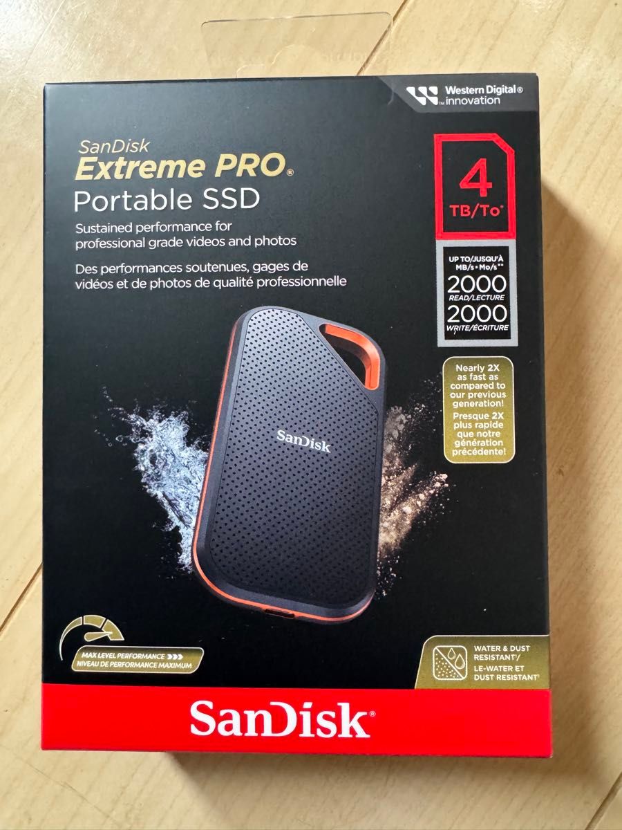 サンディスク SanDisk SSD 外付4TB 未使用品|Yahoo!フリマ(旧 サンディスク SanDisk SSD 外付4TB 未使用品|Yahoo!フリマ(旧