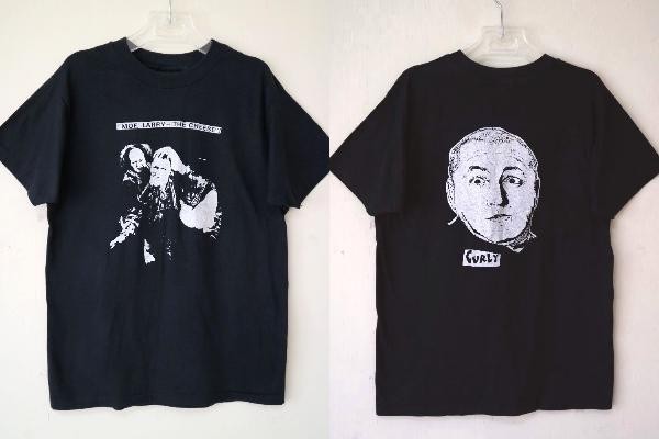 【開店記念セール!】 サイズ L US- ブラック 黒 コメディ Tシャツ 三ばか大将 ビンテージ STOOGES THREE THE 80's USA製 美品! / ボディ Hanes Old イラスト、キャラクター 【開店記念セール!】 サイズ L US- ブラック 黒 コメディ Tシャツ 三ばか大将 ビンテージ STOOGES THREE THE 80's USA製 美品! / ボディ Hanes Old イラスト、キャラクター