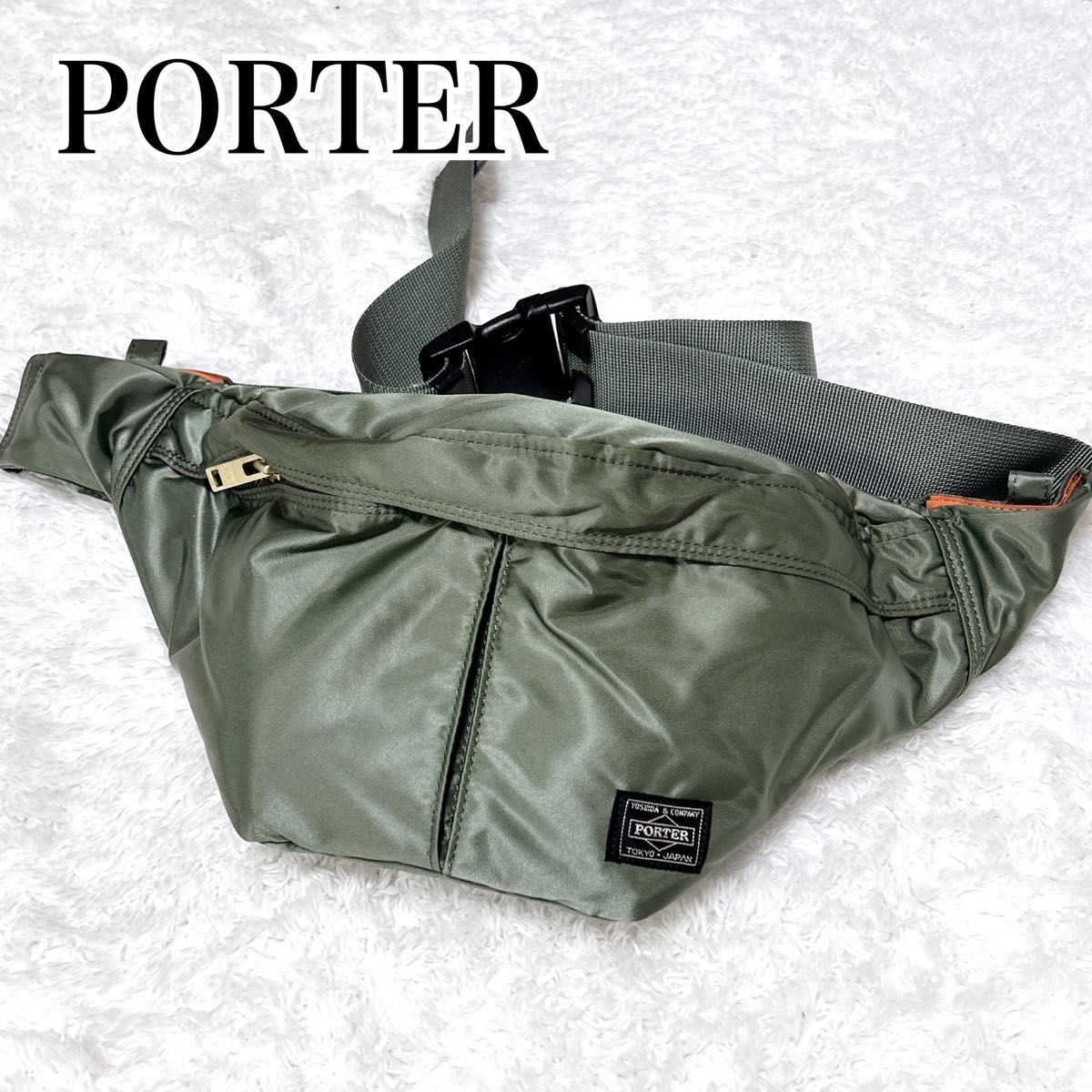 ポーター ファッション PORTER TANKER FANNY PACK セージ