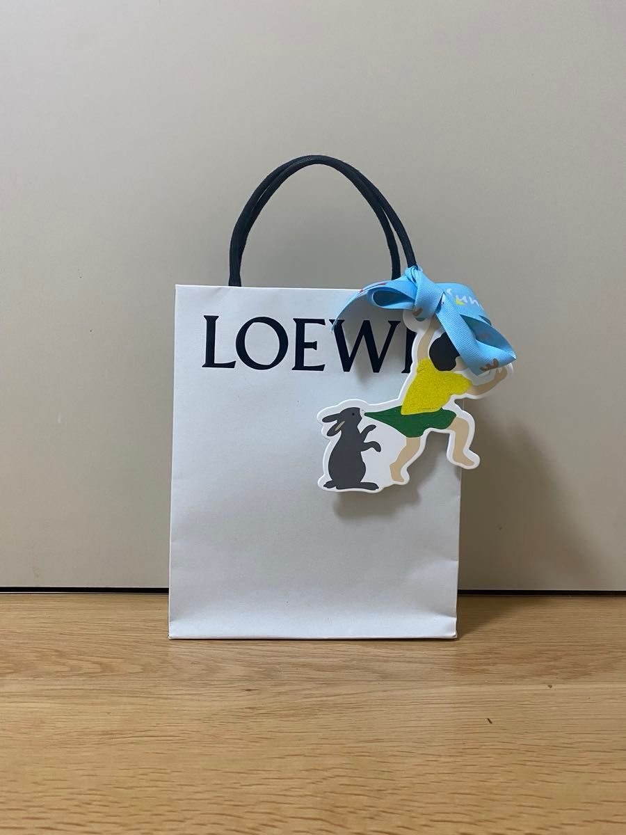 ☆LOEWE ナッパカーフスキン ハムスターカードホルダー ロエベ コインケース LOEWE イラストデザイン ハムスター コイン
