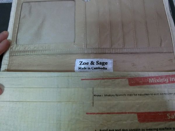 Zoe & Sage カードケース 長財布 ロングウォレット ゾイアンドセージ_画像3