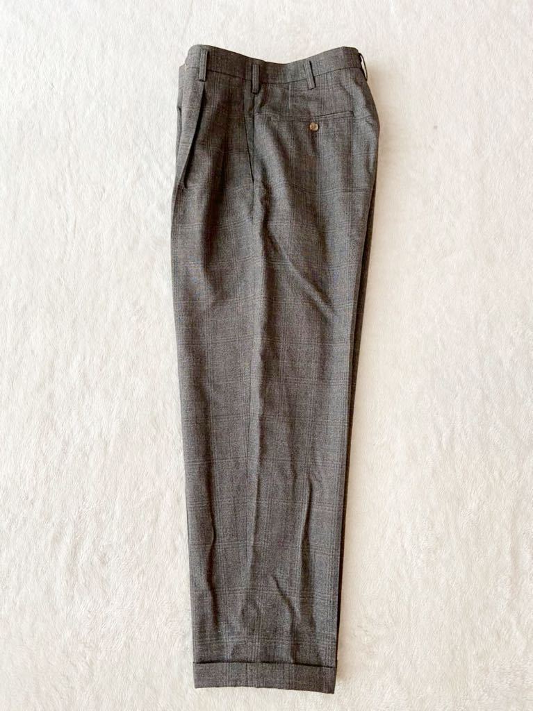 好きに ウールパンツ sizeS ツータックテーパードパンツ men for Y`s
