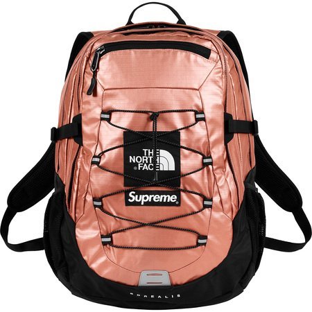 Supreme × The North Face 18SS Week7 Metallic Borealis Backpack Rose Gold オンライン国内正規納品書タグ付 シュプリーム バックパック_画像1
