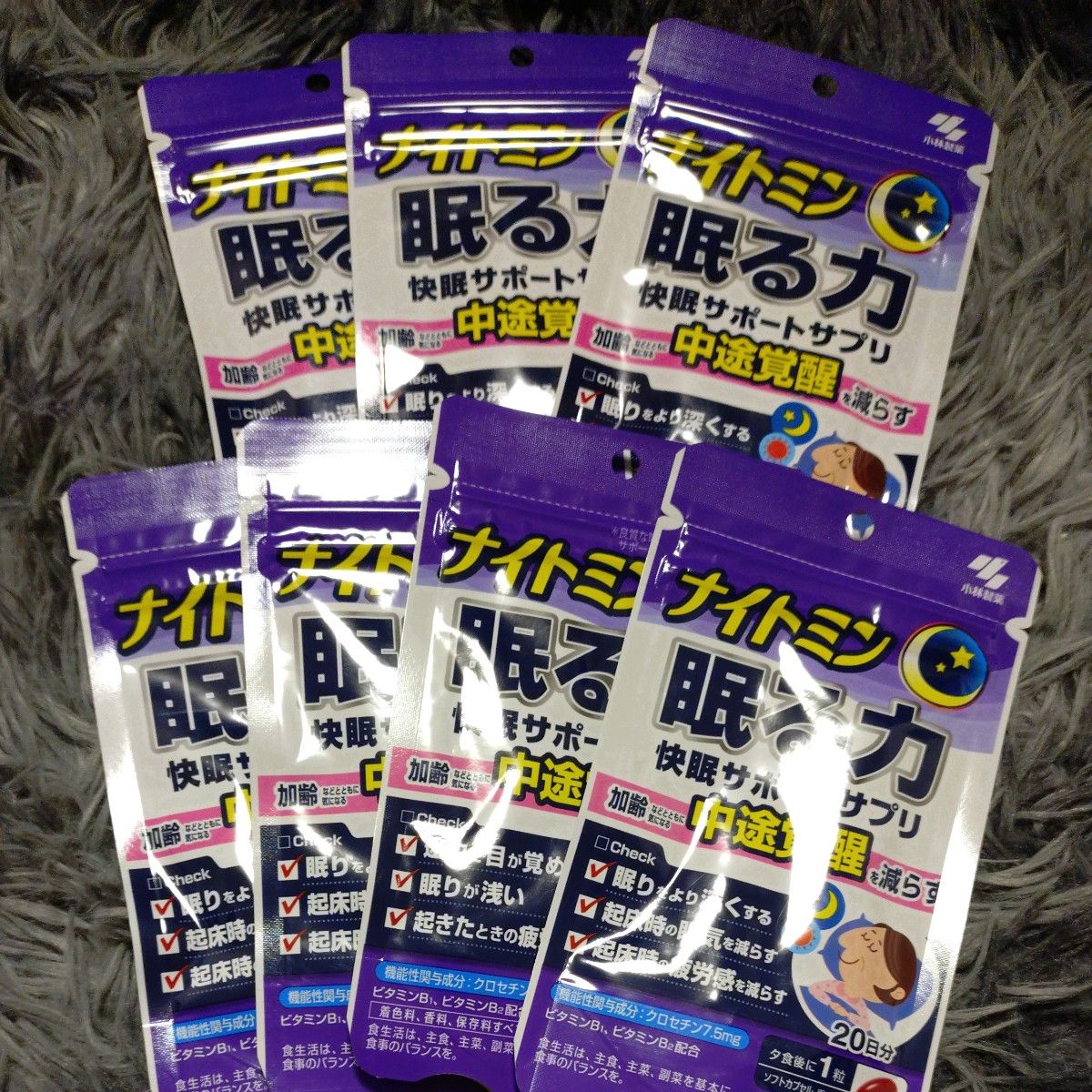 小林製薬 ナイトミン眠る力 20日分 7袋