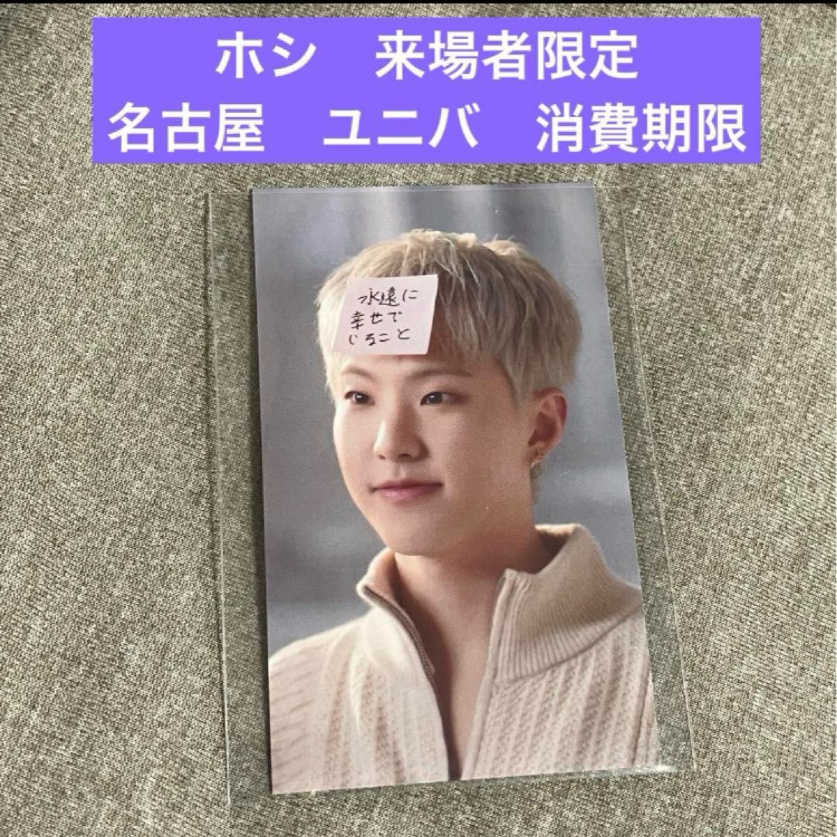 SEVENTEEN 愛知消費期限来場者トレカコンプ SEVENTEEN 愛知消費期限来場者トレカコンプ