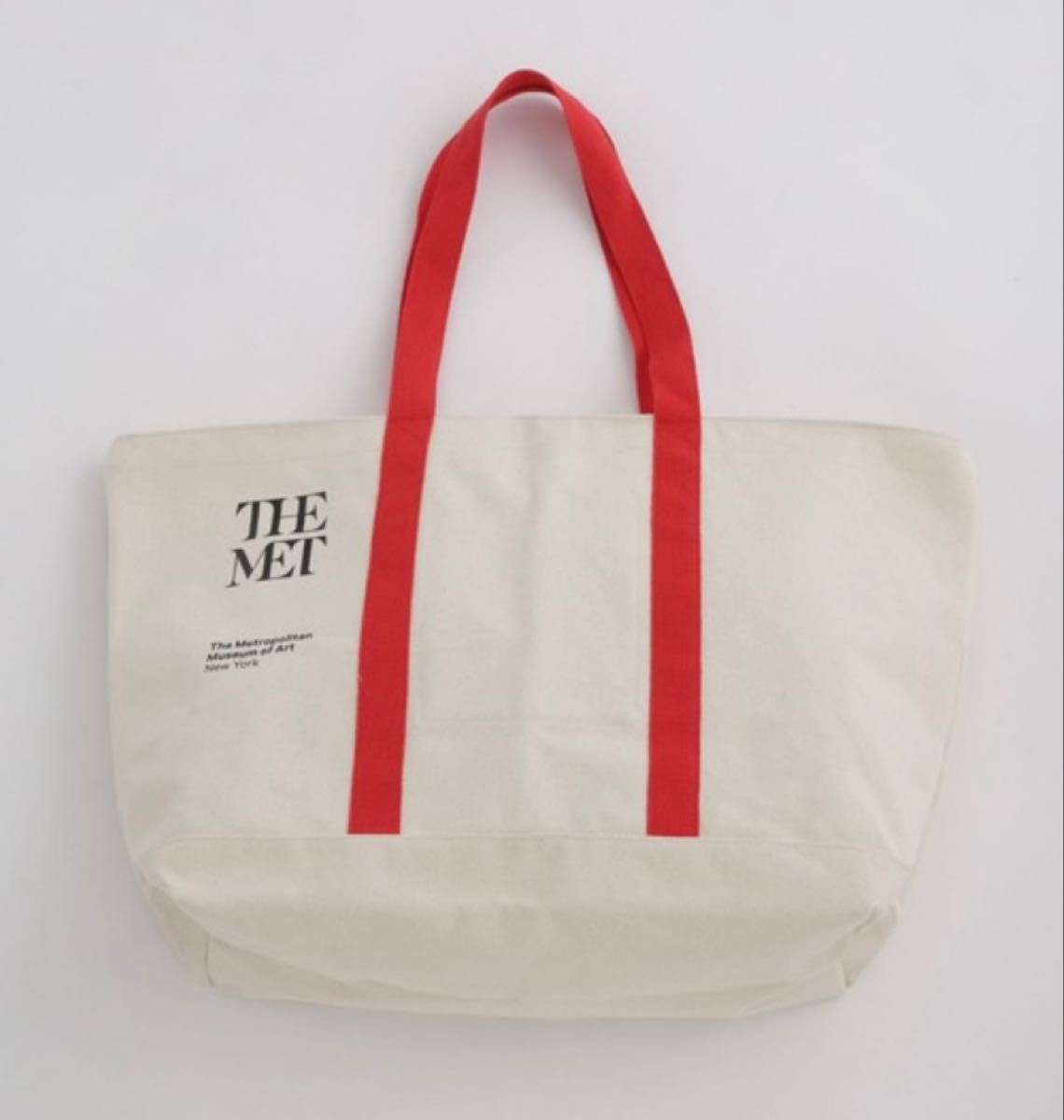 THE MET 別注 ロゴプリントキャンバストートバッグ　ナノユニバース