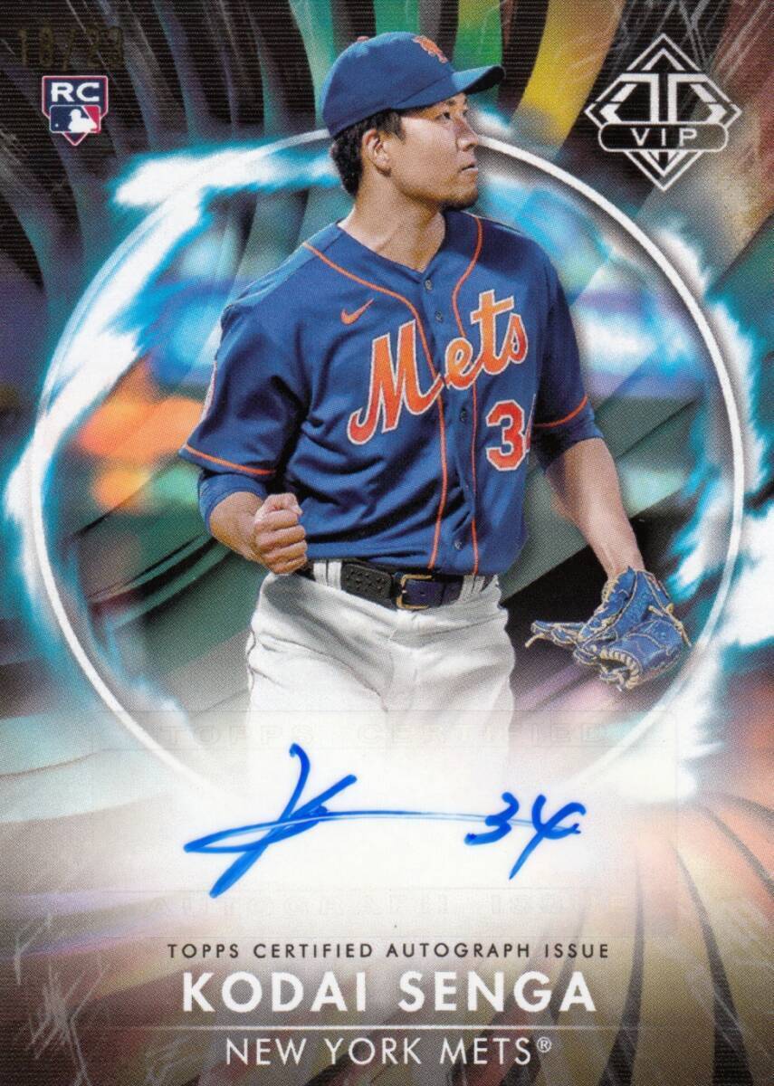 千賀滉大】ルーキー 直筆サインカード 23枚限定 2023 TOPPS AUTO 千賀滉大】ルーキー 直筆サインカード 23枚限定 2023 TOPPS AUTO