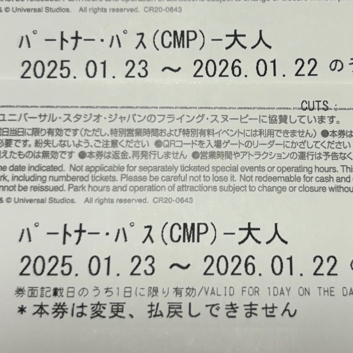 USJ ペアチケット スタジオパス 2枚 有効期限2026年 USJ ペアチケット スタジオパス 2枚 有効期限2026年