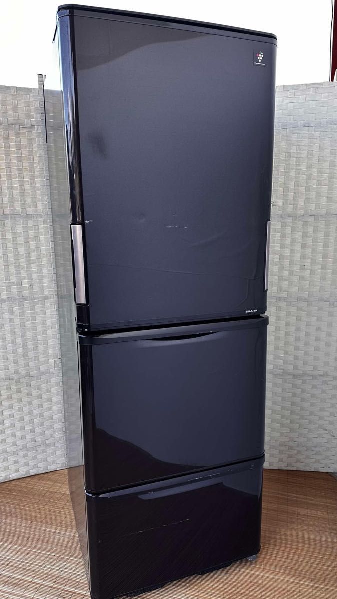 SHARP 3ドア冷蔵庫 350L SJ-PW35B どっちもドア 自動製氷 左右 SHARP 3ドア冷蔵庫 350L SJ-PW35B どっちもドア 自動製氷 左右