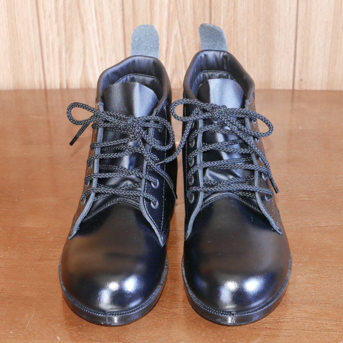  light work middle compilation on shoes 23.5cm EEE Angel M212P imitation leather . core none work shoes Work shoes black 