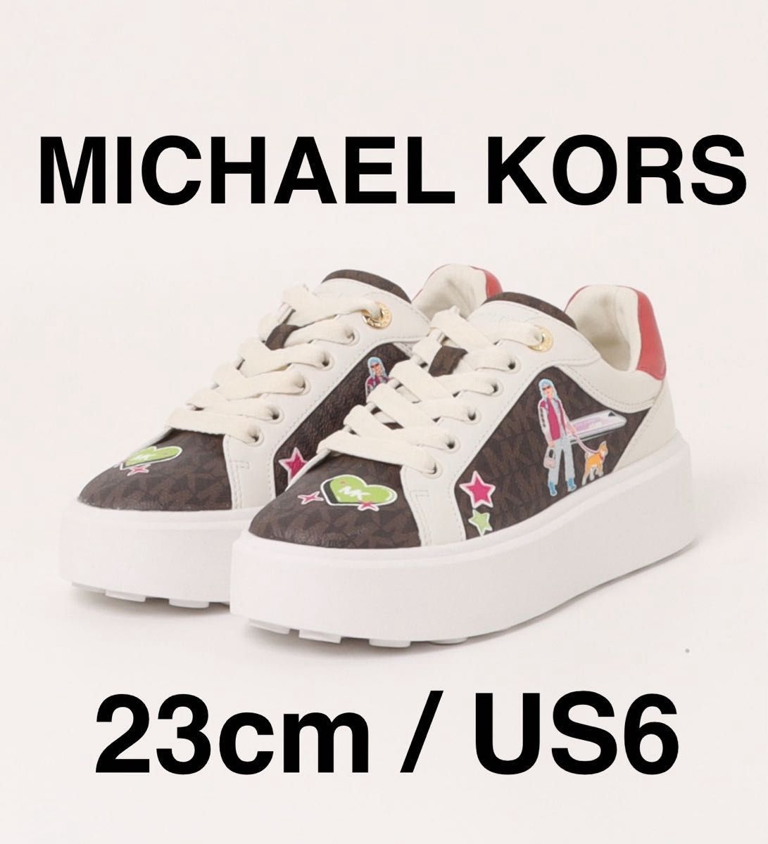 国内発送【MICHEAL KORS】 ロゴ プラットフォーム スニーカー MICHAEL KORS マイケルコース ロゴ プラットフォーム スニーカー