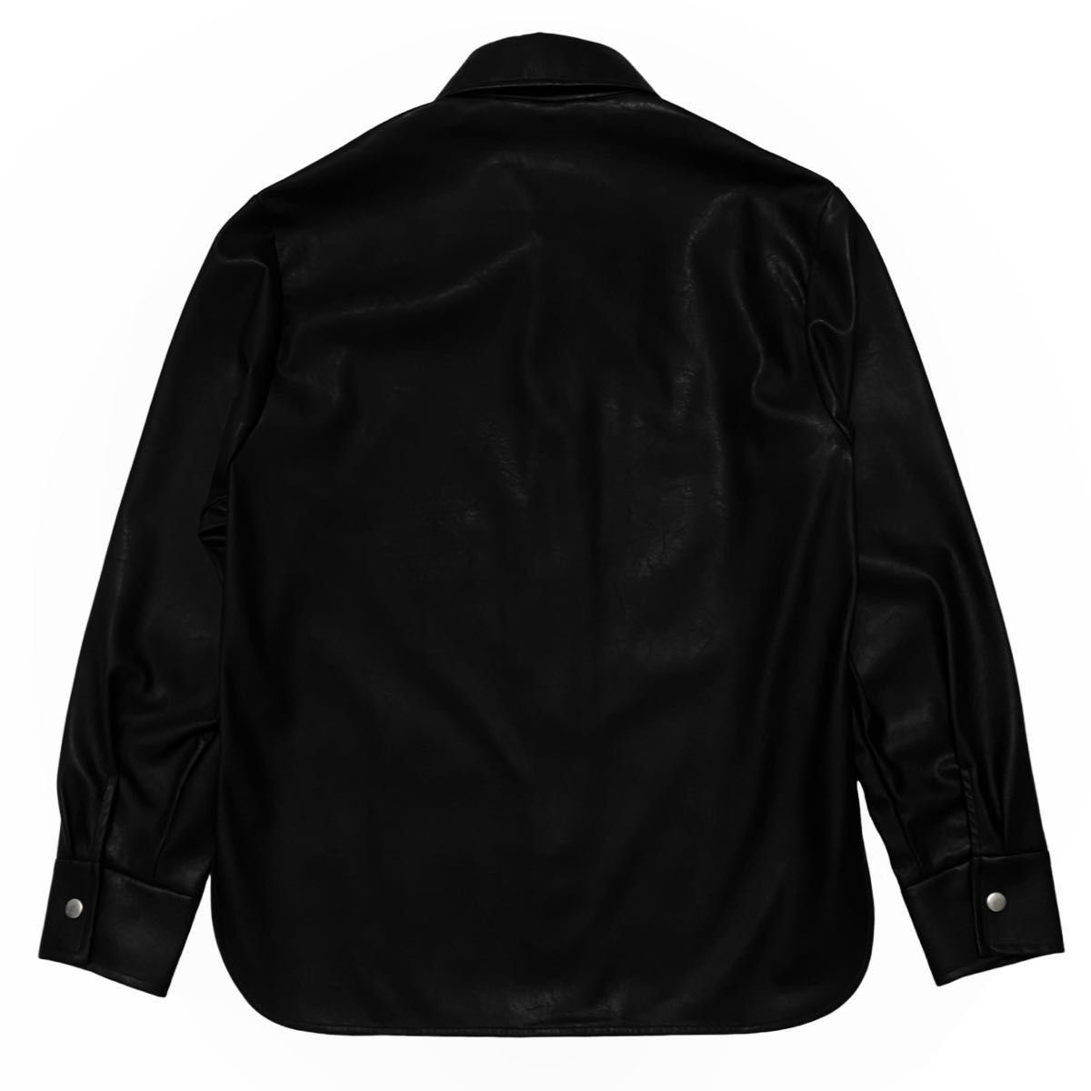 Sefr セファ RAINIER OVER SHIRT フェイク レザー オーバー Sefr セファ RAINIER OVER SHIRT フェイク レザー オーバー
