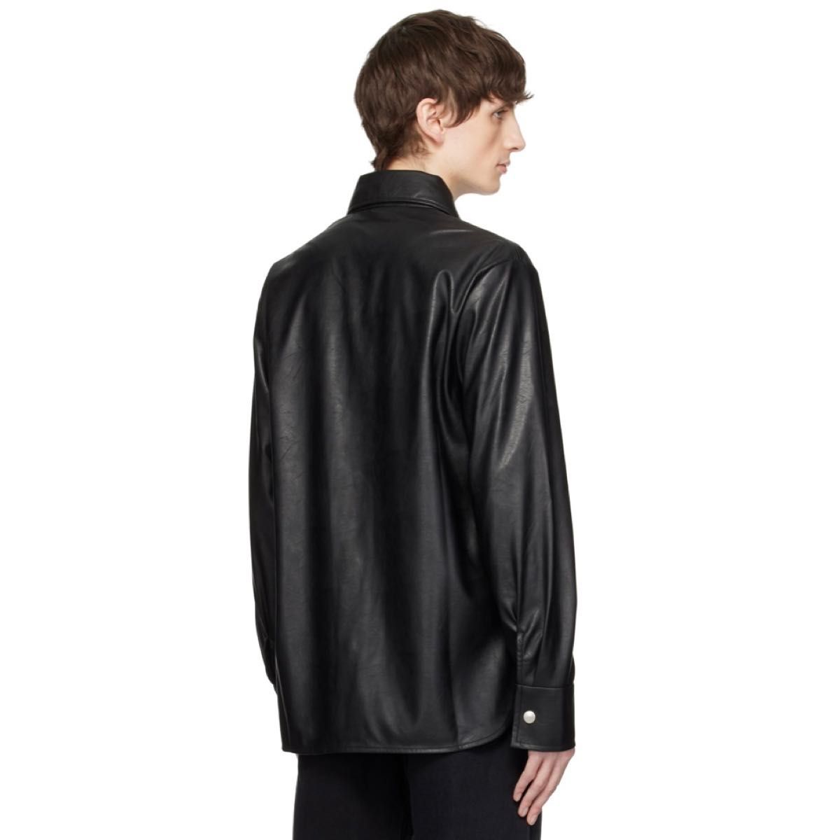 Sefr セファ RAINIER OVER SHIRT フェイク レザー オーバー Sefr セファ RAINIER OVER SHIRT フェイク レザー オーバー