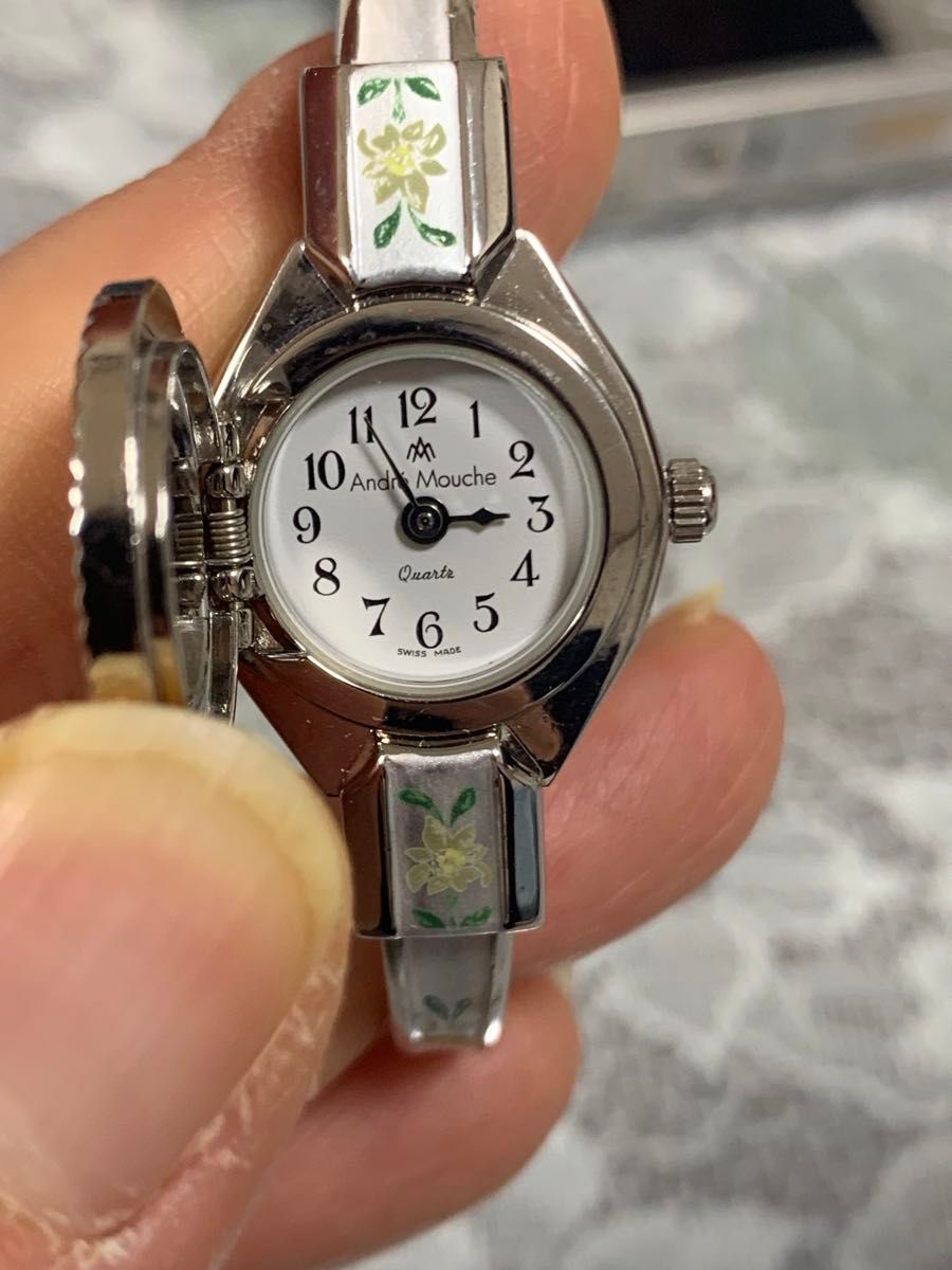 ANDRE MOUCHE アンドレムッシュ バングルウォッチ【動作不明】 詳細は不明です) (動作未確認)腕時計 ANDRE MOUCHE SWISS