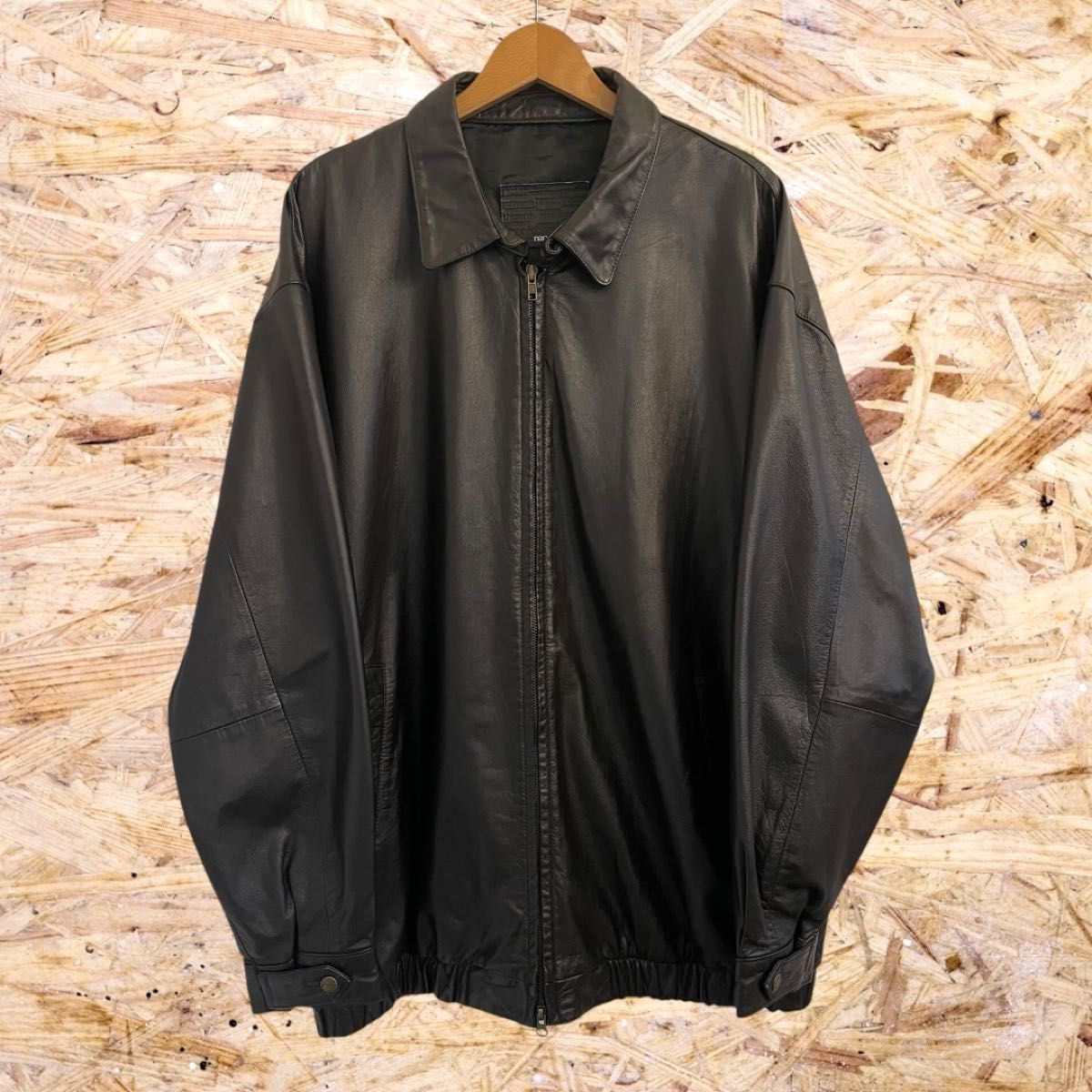 おしゃれな Nap of the earth スウィングトップ レザージャケット XL