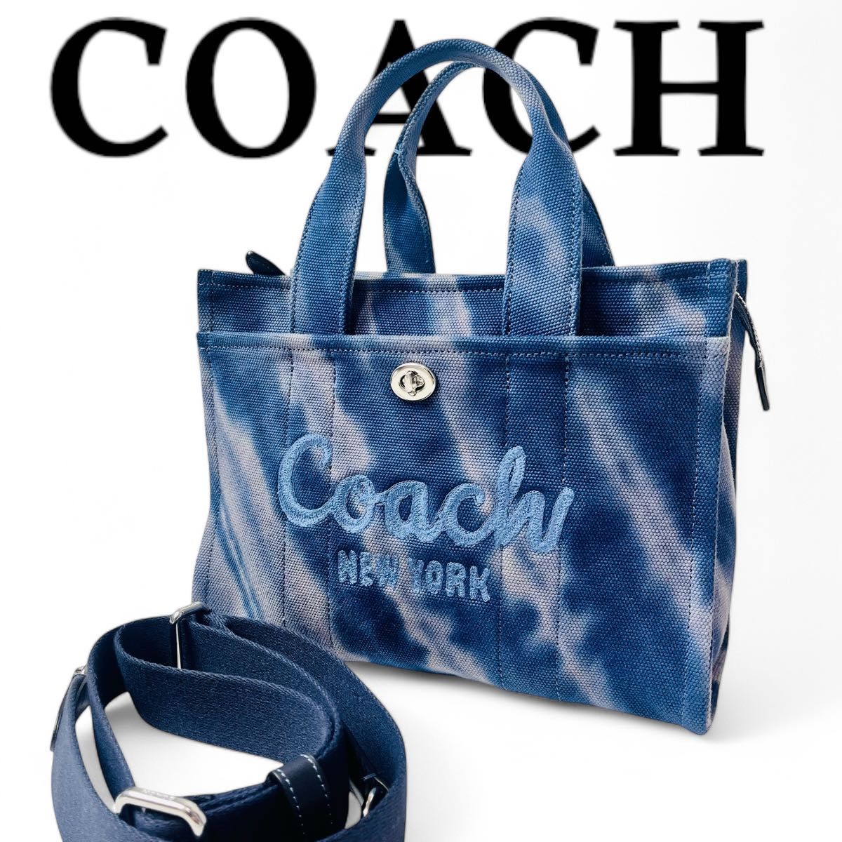 COACH コーチ デニム 2way ショルダーバッグ ハンドバッグ COACH コーチ デニム 2way ショルダーバッグ ハンドバッグ