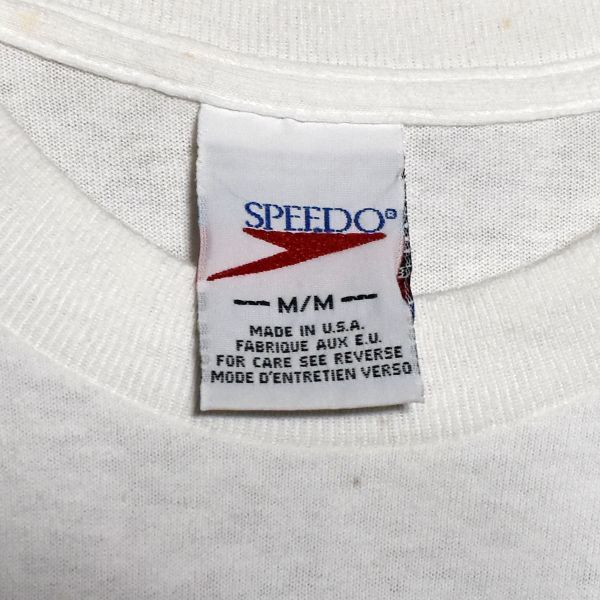 90s SPEEDO THE COLD WAR 水泳 Tシャツ USA製 9359_画像3