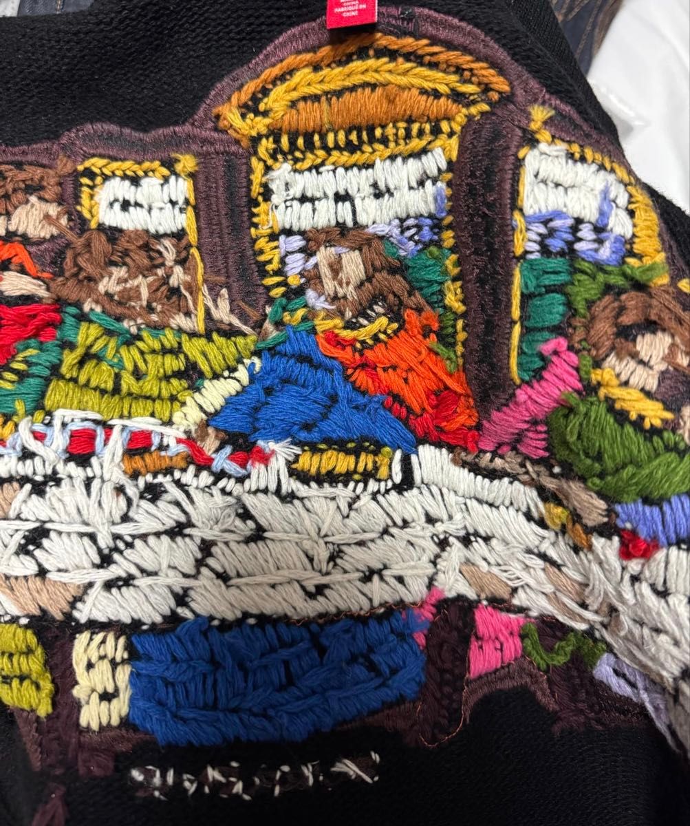 Supreme Last Supper Embroidered Zip Up Hooded Sweater Supreme Last Supper Embroidered Zip Up Hooded Sweater