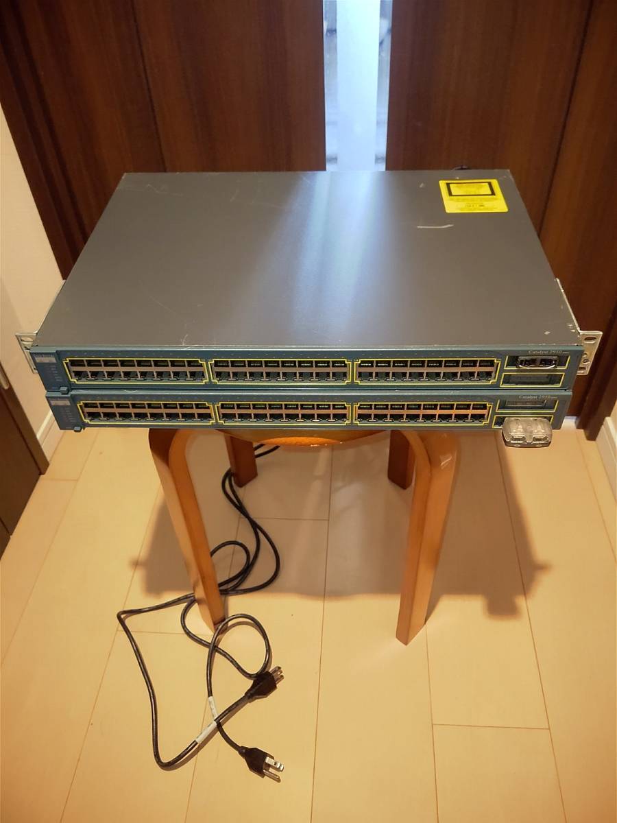 【送料込・本体のみ・２台セット！！】（おまけ付き！） Catalyst 2950 SERIES （WS-C2950G-48-EI） Cisco Systems,Inc._画像1